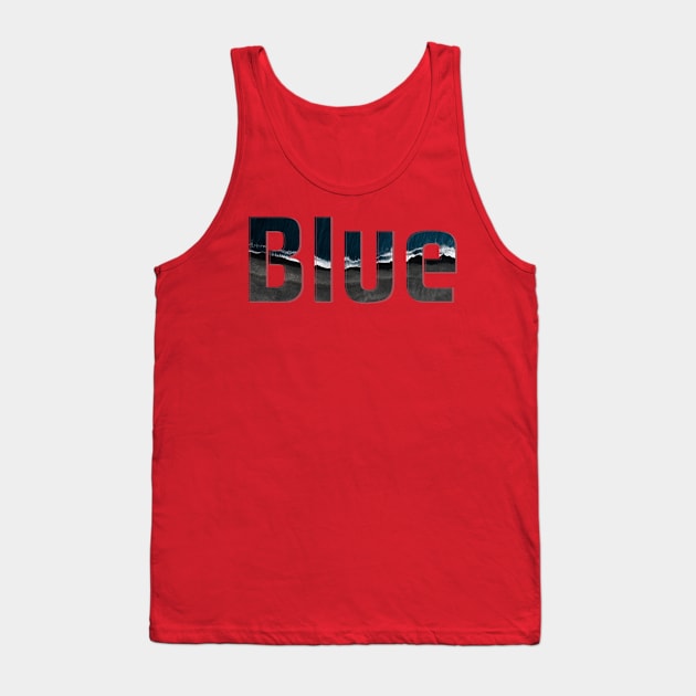 Blue Tank Top by afternoontees